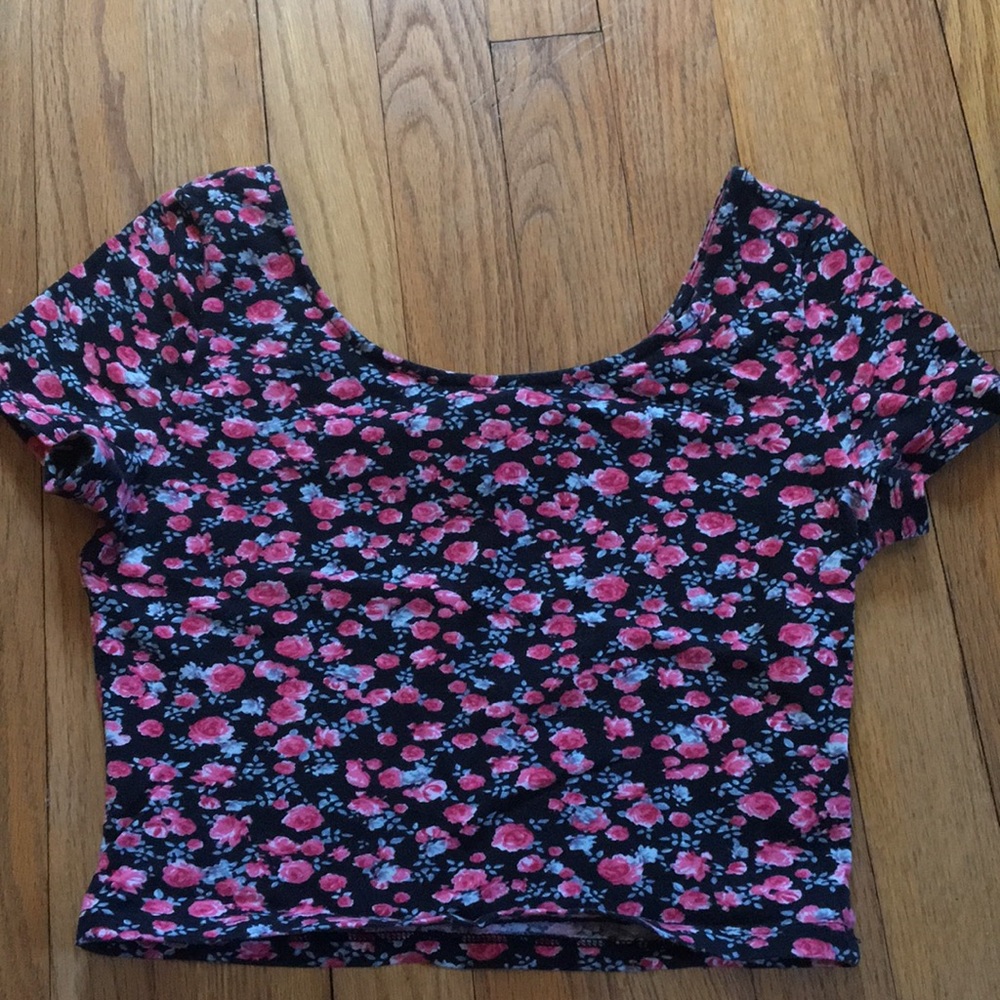 Floral crop top